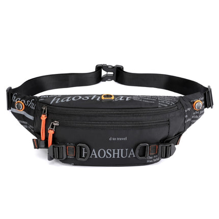 HAOSHUAI 5132 Outdoor Men Waist Bag Sports Running Chest Bag, 5132 Dark Blue, 5132 Black, 5132 Army Green, 5132 Dark Green, 5132 Camouflage