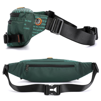 HAOSHUAI 5132 Outdoor Men Waist Bag Sports Running Chest Bag, 5132 Dark Blue, 5132 Black, 5132 Army Green, 5132 Dark Green, 5132 Camouflage