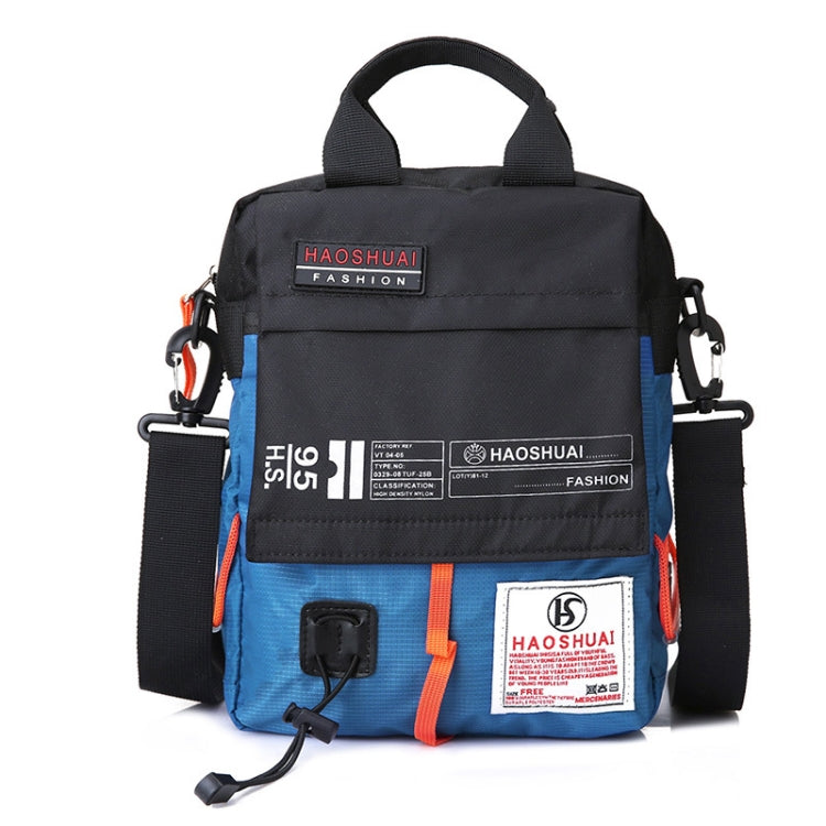 HAOSHUAI 206-1 Men Handheld Crossbody Bag Outdoor Waterproof Cloth Bag, 206-1 Dark Blue, 206-1 Black, 206-1 Army Green, 206-1 Grey, 206-1 Brick Red, 206-1 Light Blue, 206-1 Camouflage