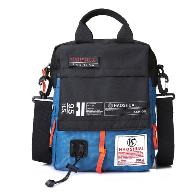 HAOSHUAI 206-1 Men Handheld Crossbody Bag Outdoor Waterproof Cloth Bag, 206-1 Brick Red, 206-1 Light Blue, 206-1 Dark Blue, 206-1 Black, 206-1 Army Green, 206-1 Grey