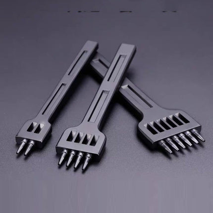 ER061 DIY Hand-sewn Leather Round Punch Tools Alloy Steel Platoons Rushing, Style:, 4mm Set, 5mm Set, 6mm Set, 4mm-2 Holes, 4mm-4 Holes, 4mm-6 Holes, 5mm-2 Holes, 5mm-4 Holes, 5mm-6 Holes, 6mm-2 Holes, 6mm-4 Holes, 6mm-6 Holes