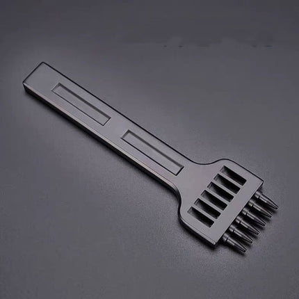 ER061 DIY Hand-sewn Leather Round Punch Tools Alloy Steel Platoons Rushing, Style:, 4mm Set, 5mm Set, 6mm Set, 4mm-2 Holes, 4mm-4 Holes, 4mm-6 Holes, 5mm-2 Holes, 5mm-4 Holes, 5mm-6 Holes, 6mm-2 Holes, 6mm-4 Holes, 6mm-6 Holes