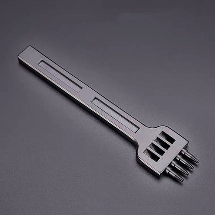 ER061 DIY Hand-sewn Leather Round Punch Tools Alloy Steel Platoons Rushing, Style:, 4mm Set, 5mm Set, 6mm Set, 4mm-2 Holes, 4mm-4 Holes, 4mm-6 Holes, 5mm-2 Holes, 5mm-4 Holes, 5mm-6 Holes, 6mm-2 Holes, 6mm-4 Holes, 6mm-6 Holes