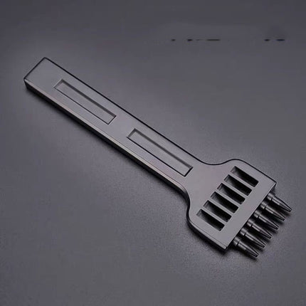 ER061 DIY Hand-sewn Leather Round Punch Tools Alloy Steel Platoons Rushing, Style:, 4mm Set, 5mm Set, 6mm Set, 4mm-2 Holes, 4mm-4 Holes, 4mm-6 Holes, 5mm-2 Holes, 5mm-4 Holes, 5mm-6 Holes, 6mm-2 Holes, 6mm-4 Holes, 6mm-6 Holes