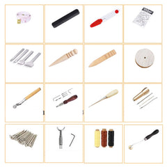 Handmade Leather DIY Tool Set Sewing Craft Tool Set