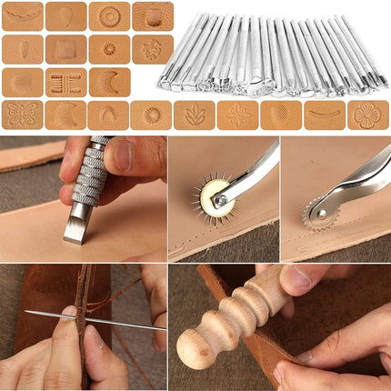 Handmade Leather DIY Tool Set Sewing Craft Tool Set