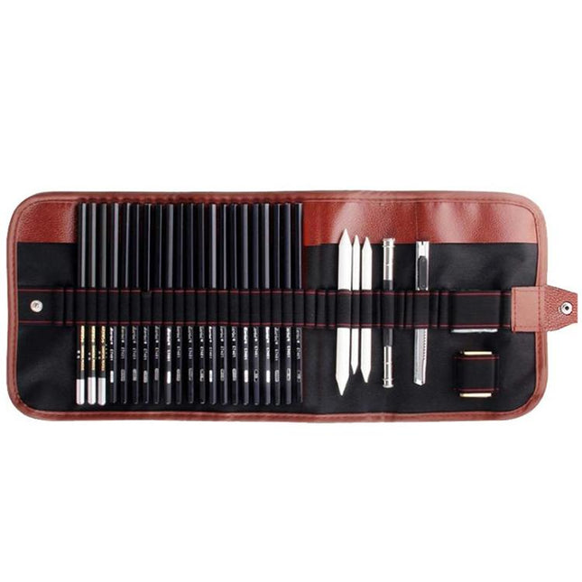 YGSM-30 Sketch Pencil Set Art Sketch Pencil Drawing Tools, Spec:, 21pcs/set, 29pcs/set, 30pcs/set