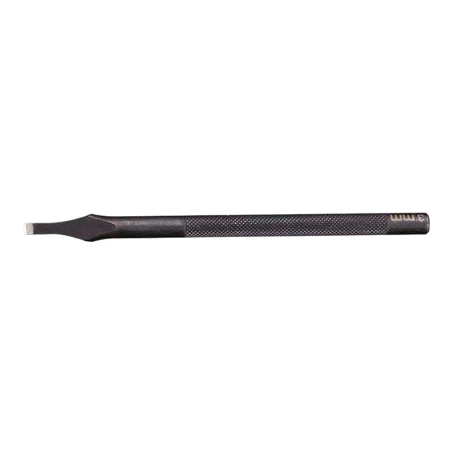 ER018 2pcs Card Position Cut Cowhide Leather Word Cut DIY Tool, Size: 3mm, 3mm, 5mm, 6mm, 8mm, 10mm, 12mm