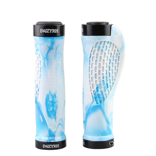 MZYRH 1pair Mountain Bike Bicycle Handlebar Grips Protective Covers, MZYRH  Black Blue, MZYRH White and Blue, MZYRH Black and Yellow, MZYRH Dark Green, MZYRH  Black and Red, MZYRH  Black and White
