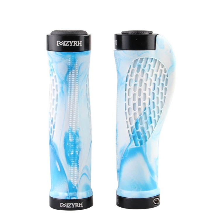 MZYRH 1pair Mountain Bike Bicycle Handlebar Grips Protective Covers, MZYRH  Black and White, MZYRH  Black Blue, MZYRH White and Blue, MZYRH Black and Yellow, MZYRH Dark Green, MZYRH  Black and Red