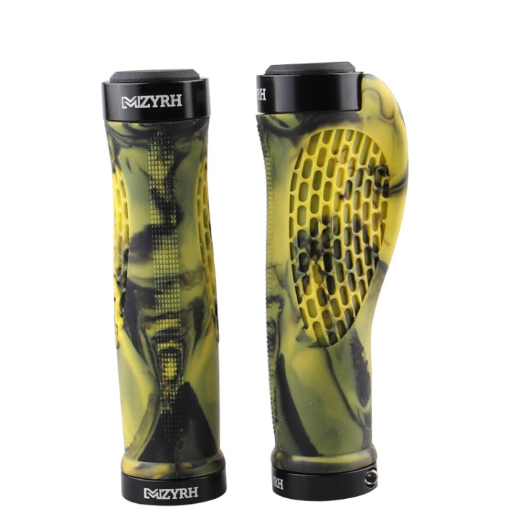 MZYRH 1pair Mountain Bike Bicycle Handlebar Grips Protective Covers, MZYRH  Black and White, MZYRH  Black Blue, MZYRH White and Blue, MZYRH Black and Yellow, MZYRH Dark Green, MZYRH  Black and Red