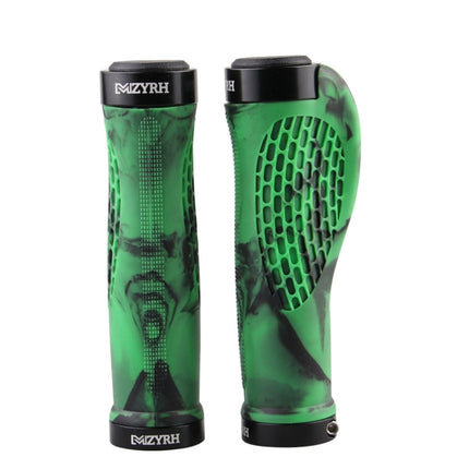 MZYRH 1pair Mountain Bike Bicycle Handlebar Grips Protective Covers, MZYRH  Black Blue, MZYRH White and Blue, MZYRH Black and Yellow, MZYRH Dark Green, MZYRH  Black and Red, MZYRH  Black and White