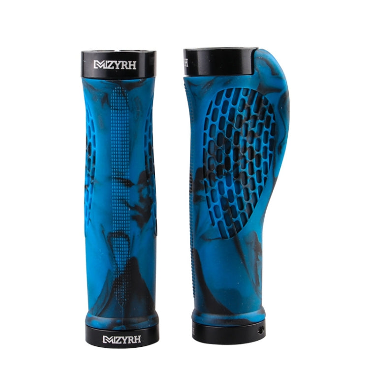 MZYRH 1pair Mountain Bike Bicycle Handlebar Grips Protective Covers, MZYRH  Black and White, MZYRH  Black Blue, MZYRH White and Blue, MZYRH Black and Yellow, MZYRH Dark Green, MZYRH  Black and Red