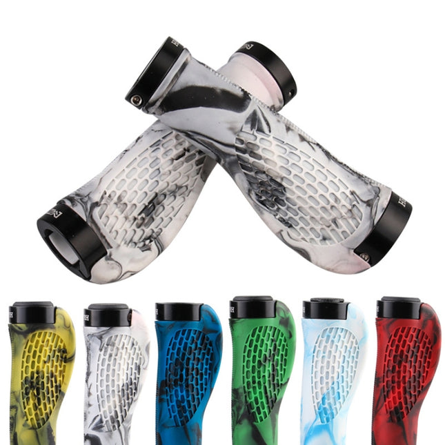 MZYRH 1pair Mountain Bike Bicycle Handlebar Grips Protective Covers, MZYRH  Black and White, MZYRH  Black Blue, MZYRH White and Blue, MZYRH Black and Yellow, MZYRH Dark Green, MZYRH  Black and Red