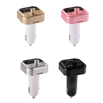 B9 Smart Digital Display Dual USB Bluetooth Car Charger with Hands-free Call Function
