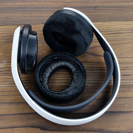 Ersatz-Ohrpolster für Sony PS5 Wireless Pulse 3D-Kopfhörer, 2 Stück, Samt, Sackleinengrau, Football Network