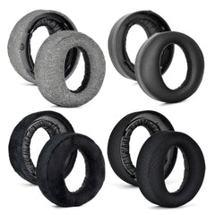 For Sony PS5 Wireless Pulse 3D 2pcs Headphone Replacement Earpads, Velvet, Burlap Gray, Football Network