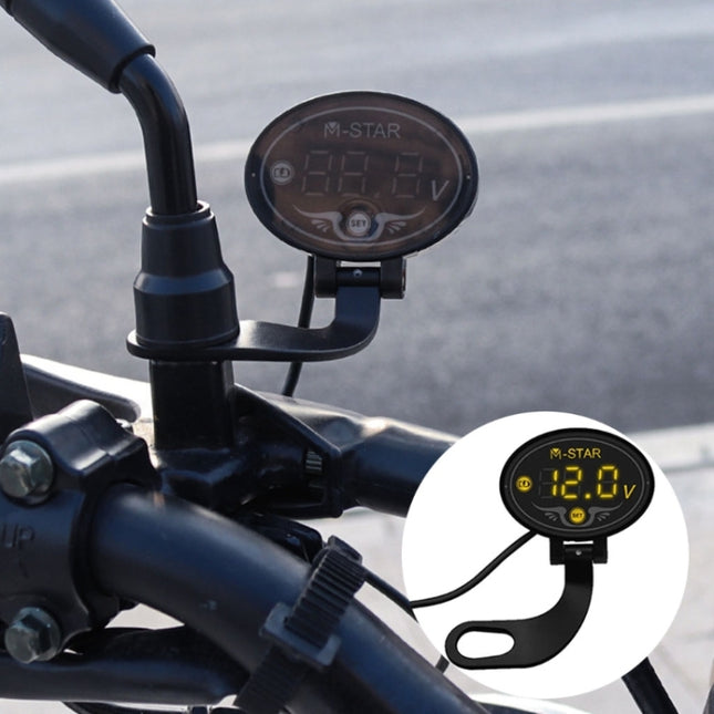 YL-M01 Motorcycle Battery Voltage Monitoring M-STAR Intelligent Voltage Meter, YL-M01 Blue, YL-M01 Gold, YL-M01 Orange, YL-M01 Purple