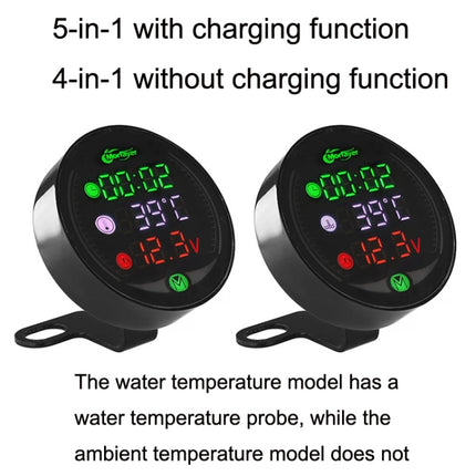 9-24V LED Night Vision Motorcycle Modification Instrument, Morfayer YL-M05 4 In 1 Water Temperature Model, Morfayer YL-M05 5 In 1 Water Temperature Model, Morfayer YL-M05 5 In 1 Environmental Temperature Model                                           ...