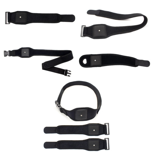 For HTC Vive Tracker VR Game Tracker Strap Accessories, Style:, Foot/Wrist Straps, Headband, Belt, Palm Straps, 2 Wristband+1 Belt