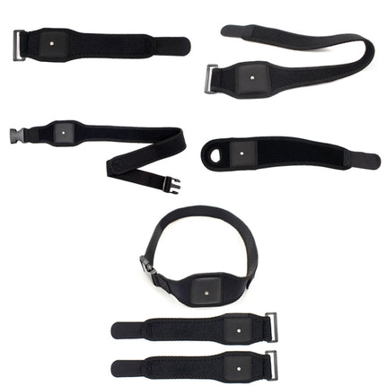 Für HTC Vive Tracker VR Game Tracker Gurtzubehör, Stil:, Fuß-/Handgelenkgurte, Stirnband, Gürtel, Handflächengurte, 2 Armbänder + 1 Gürtel