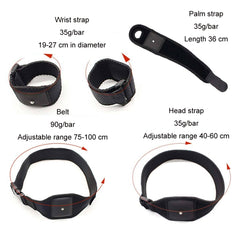 For HTC Vive Tracker VR Game Tracker Strap Accessories, Style:, Foot/Wrist Straps, Headband, Belt, Palm Straps, 2 Wristband+1 Belt