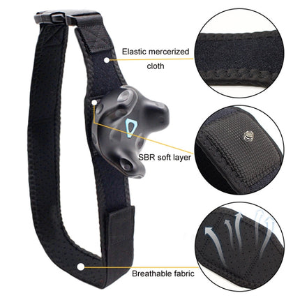Für HTC Vive Tracker VR Game Tracker Gurtzubehör, Stil:, Fuß-/Handgelenkgurte, Stirnband, Gürtel, Handflächengurte, 2 Armbänder + 1 Gürtel