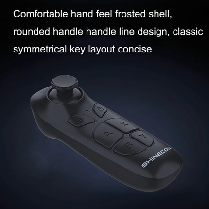 VR SHINECON SC-B03 VR Game Wireless Bluetooth Remote Control Handle Selfie Stick Remote Control Video Playback, SC-B03