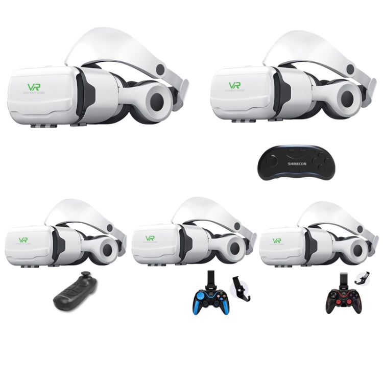 Mobile Phone 3D Virtual Reality VR Game Helmet Glasses With Headset, G02EF+B01 Handle, G02EF, G02EF+B03 Handle, G02EF+S9 Bluetooth Handle