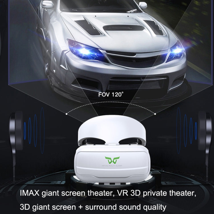 Mobile Phone 3D Virtual Reality VR Game Helmet Glasses With Headset, G02EF+B01 Handle, G02EF, G02EF+B03 Handle, G02EF+S9 Bluetooth Handle
