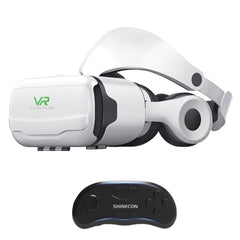 Mobile Phone 3D Virtual Reality VR Game Helmet Glasses With Headset, G02EF+S9 Bluetooth Handle, G02EF+B01 Handle, G02EF, G02EF+B03 Handle
