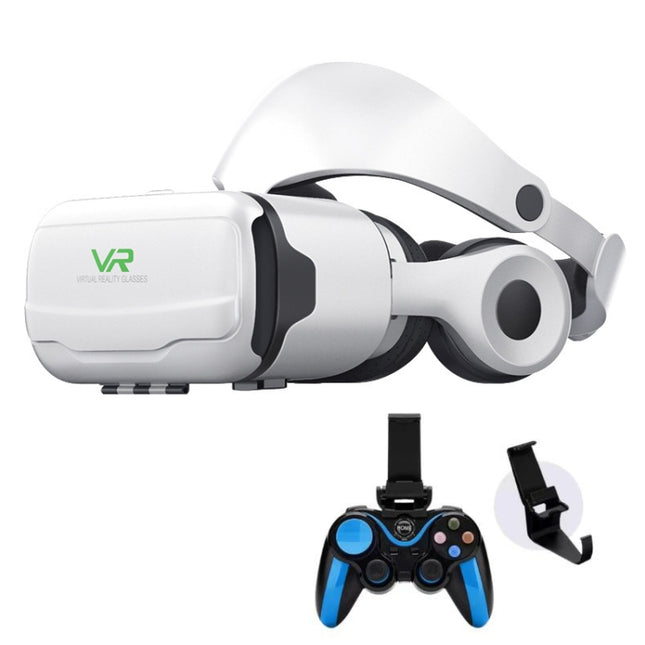 Mobile Phone 3D Virtual Reality VR Game Helmet Glasses With Headset, G02EF