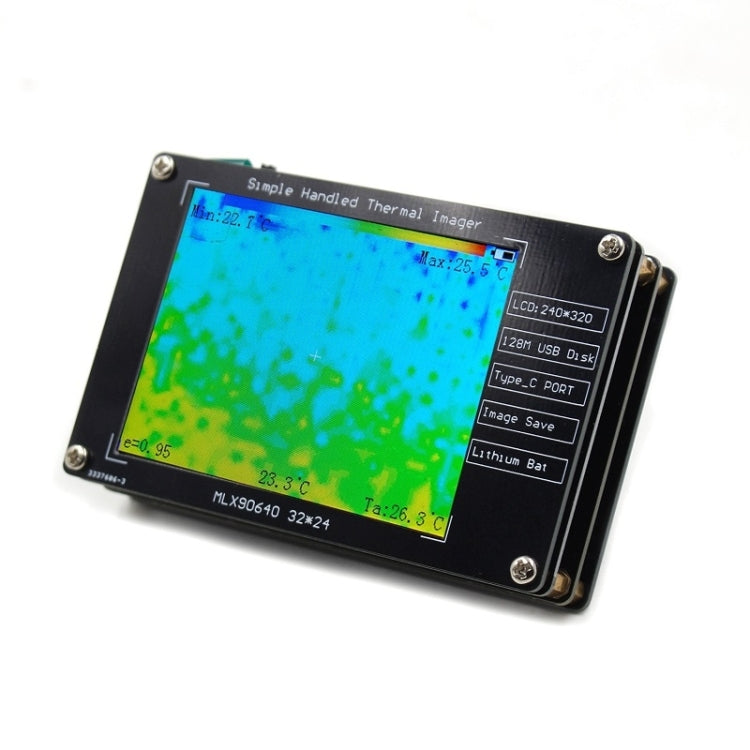MLX90640 2.8-Inch LCD Digital Infrared Thermal Imaging Inspection Tool
