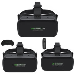 Mobile Phone VR Glasses 3D Virtual Reality Head Wearing Gaming Digital Glasses, G06A+B01 Handle, G06A+B03 Handle