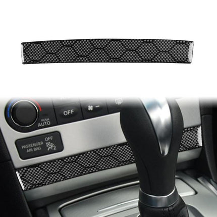 For Infiniti G37/G25/Q60 CD Panel Lower Decorative Strip Sticker