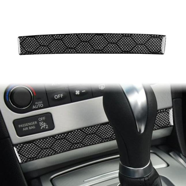 For Infiniti G37/G25/Q60 CD Panel Lower Decorative Strip Sticker
