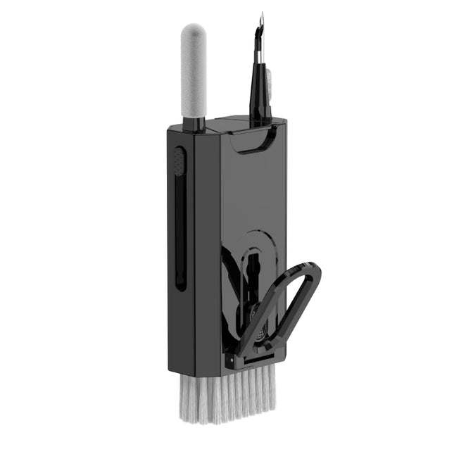 Q8 8-In-1 Multi-Function Headset Cleaning Pen Keyboard Mobile Phone Cleaner, White, Black, Blue