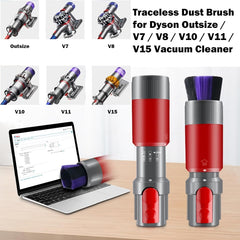 For Dyson Vacuum Cleaner V7 V8 V10 V11 V15 Non-marking Soft Bristle Dusting Brush, Non-marking Brush