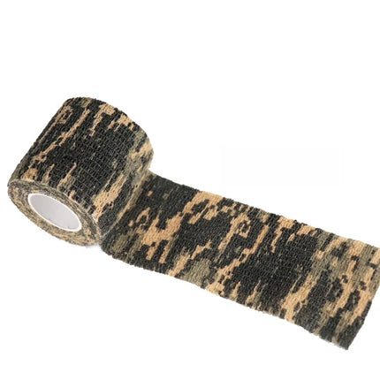 4.5m X 5cm Self-Adhesive Non-Woven Outdoor Camouflage Tape Bandage