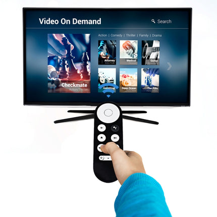 Für Google Chromecast 2020 Y16-Fernbedienung, Anti-Fall-Silikon-Schutzhülle, Y16 (leuchtend grün), Y16 (leuchtend blau), Y16 (schwarz), Y16 (rot), Y16 (blau)