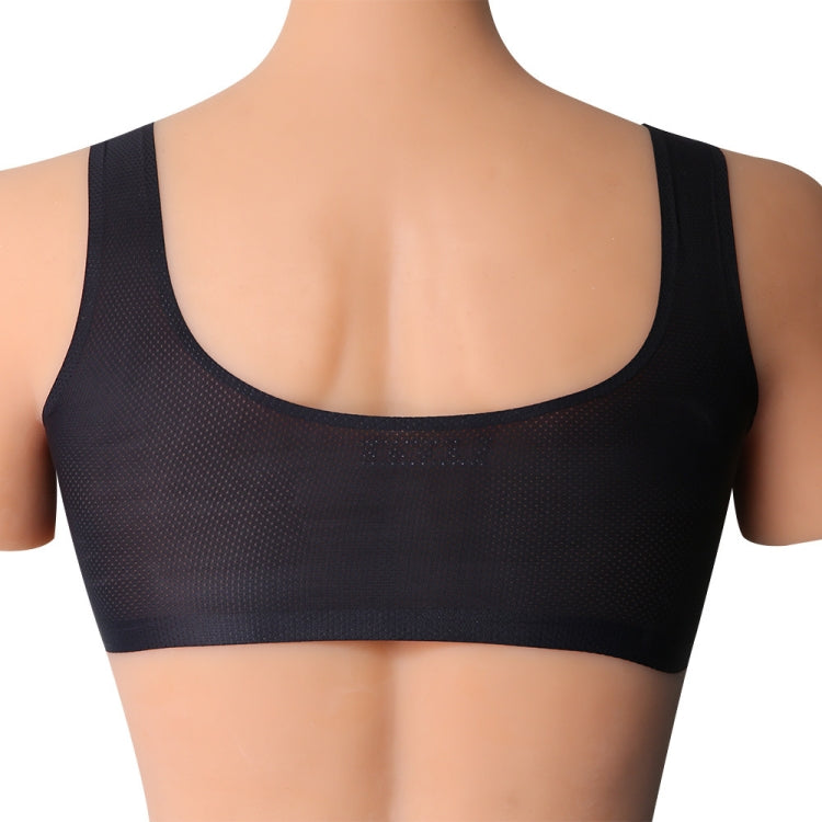 CD Crossdressing Silicone Fake Breast Vest Underwear