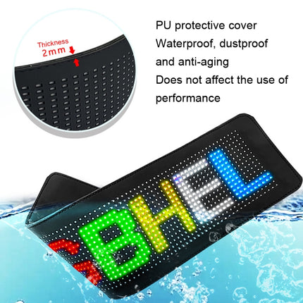 Car LED Flexible Display Cell Phone APP Control Bluetooth Connection