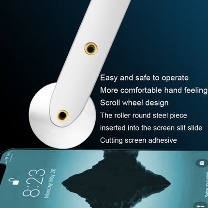 2 In 1 Roller Type Screen Removal Tool Tablet Phone Notebook Screen Separation Cutting Steel Blade, Roller Type