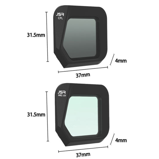 JSR JSR-1008 For DJI Mavic 3 Classic Youth Edition Drone Filter, Style:, MCUV, CPL, ND8, ND16, ND32, ND64, ND256, ND1000, ND8PL, ND16PL, ND32PL, ND64PL, Night, Star, Gold Drawing, Blue Drawing, CPL+ND8+ND16, ND8+ND16+ND32+ND64, ND8PL+ND16PL+ND32PL+ND64PL