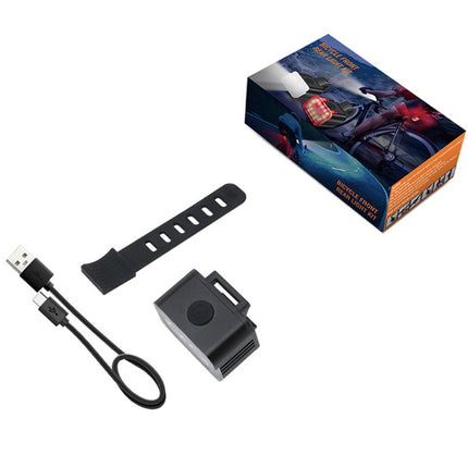 Bicycle Light USB Charging Outdoor LED Riding Lamp Set, Style:, Front Light, Tail Light, Front Light+Tail Light