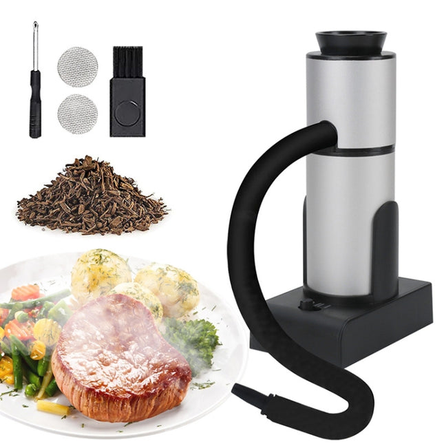 Kitchen Tool Handheld Smoke Detector Household Molecular Dishes Steak Salmon Smoker, SK303 Upgrade Model Silver, SK303 Upgrade Model Black, SK305B Black, SK305B Silver