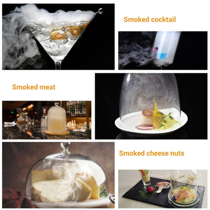 Kitchen Tool Handheld Smoke Detector Household Molecular Dishes Steak Salmon Smoker, SK303 Upgrade Model Silver, SK303 Upgrade Model Black, SK305B Black, SK305B Silver