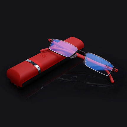 Lightweight Anti-blue Light Presbyopic Glasses Senior Clear Glasses With Case, 1.00, 1.50, 2.00, 2.50, 3.00, 3.50, 4.00