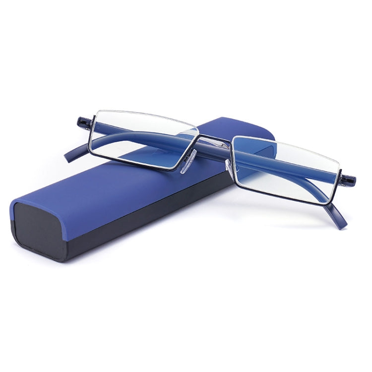 TR90 Seniors Clear Glasses With Portable Case Lightweight Presbyopic Glasses, +4.00