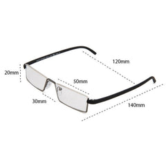 TR90 Seniors Clear Glasses With Portable Case Lightweight Presbyopic Glasses, +4.00